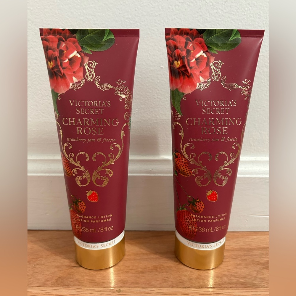 Victoria’s Secret Charming Rose set of 2 body lotion